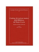 Catalogo dei testi per musica della Biblioteca del Teatro Coccia. Archivio di Stato di Novara