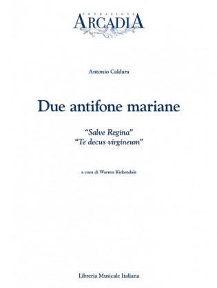Due Antifone Mariane: “Salve Regina” e “Te decus virgineum”
