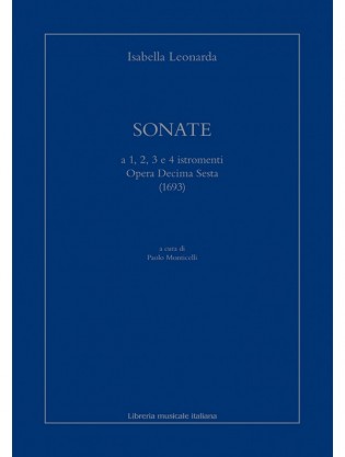 Sonate a 1, 2, 3 e 4 istromenti. Opera Decima Sesta (1693)