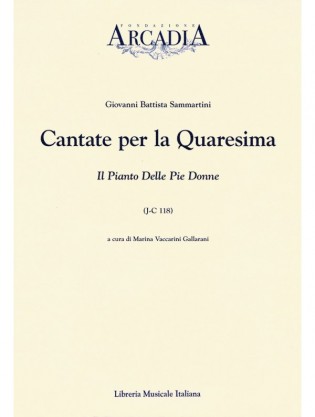 Cantate per la Quaresima. Il pianto delle Pie Donne (J-C 118)
