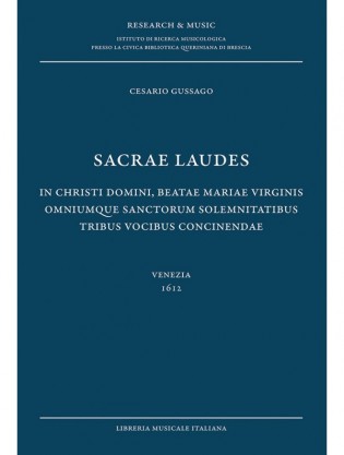 Sacrae laudes … tribus vocibus concinendae. Venezia, 1612