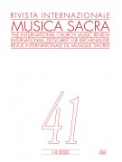 Vergleichende Choralwissenschaft. Una preistoria