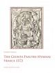 The Giunta Psalter-Hymnal