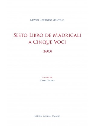 Sesto Libro de Madrigali a Cinque Voci (1603)